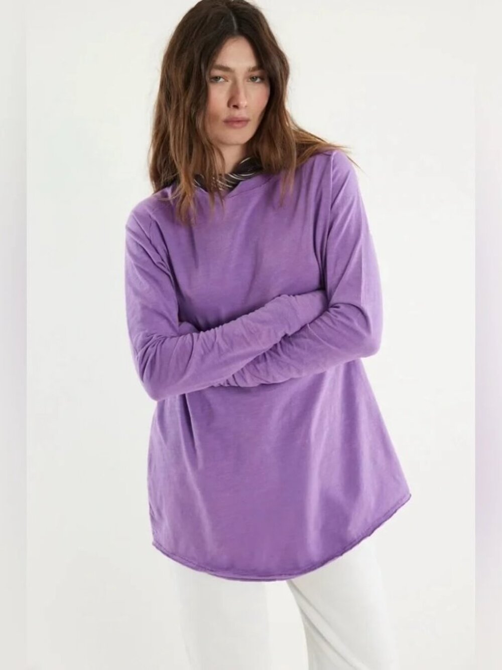 NWT Free People Arden Tee in BellFlower